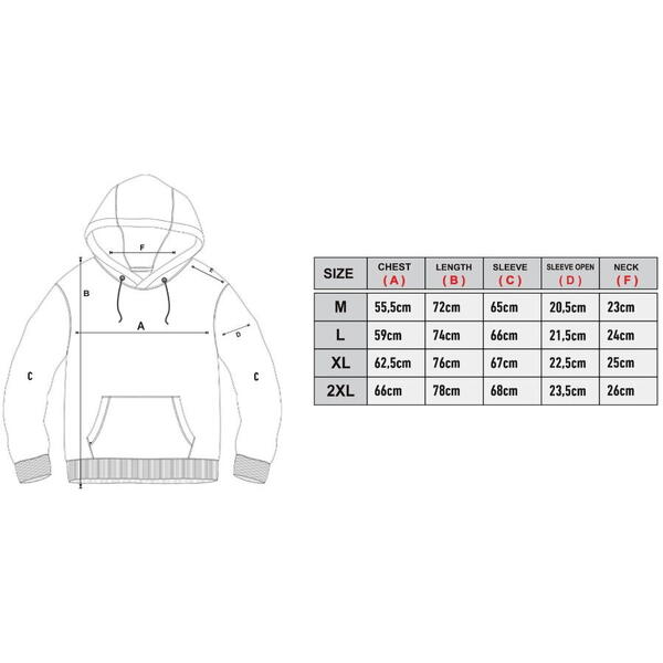 DAIWA HANORAC HOODIE JAPAN PIKE CHARCOAL MAR.XL