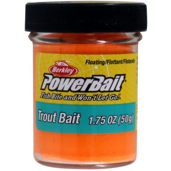 BERKLEY PASTA ARTIFICIALA 50G FLUO ORANGE FLOATING