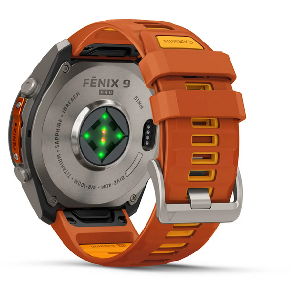 GARMIN CEAS FENIX 9 PRO AMOLED TITAN INREACH/ AUTUMN ORANGE 51MM